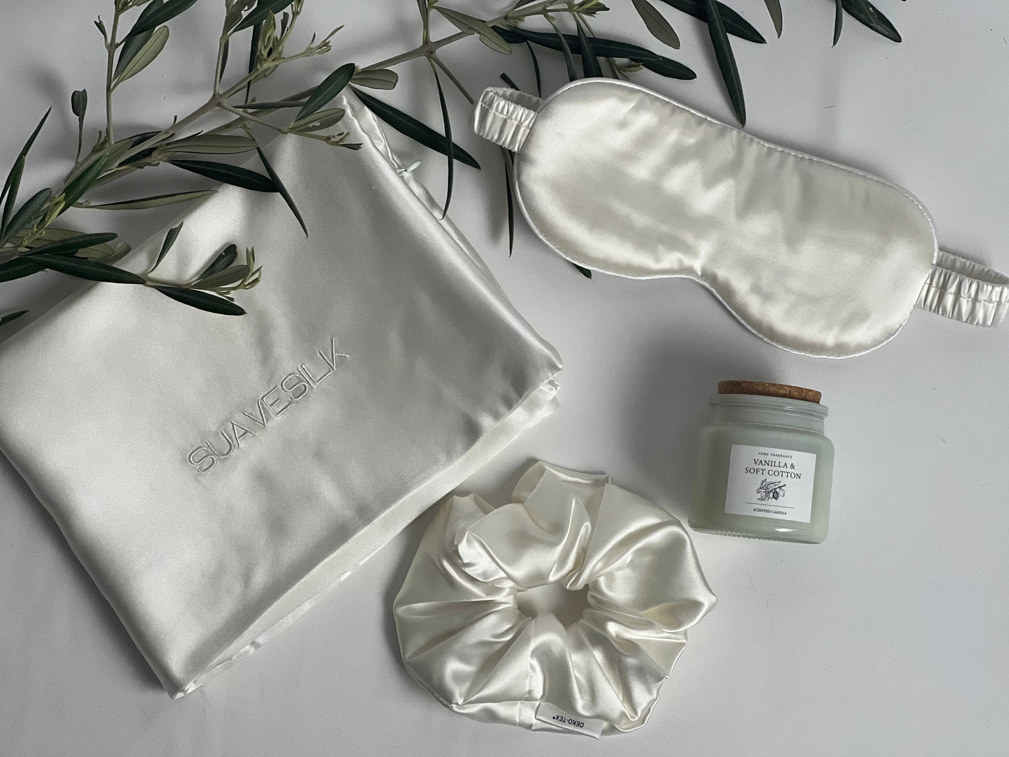Coffret bien-être - 100% soie de mûrier 22 mommes